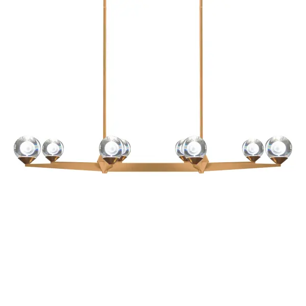 Double Bubble Linear Chandelier