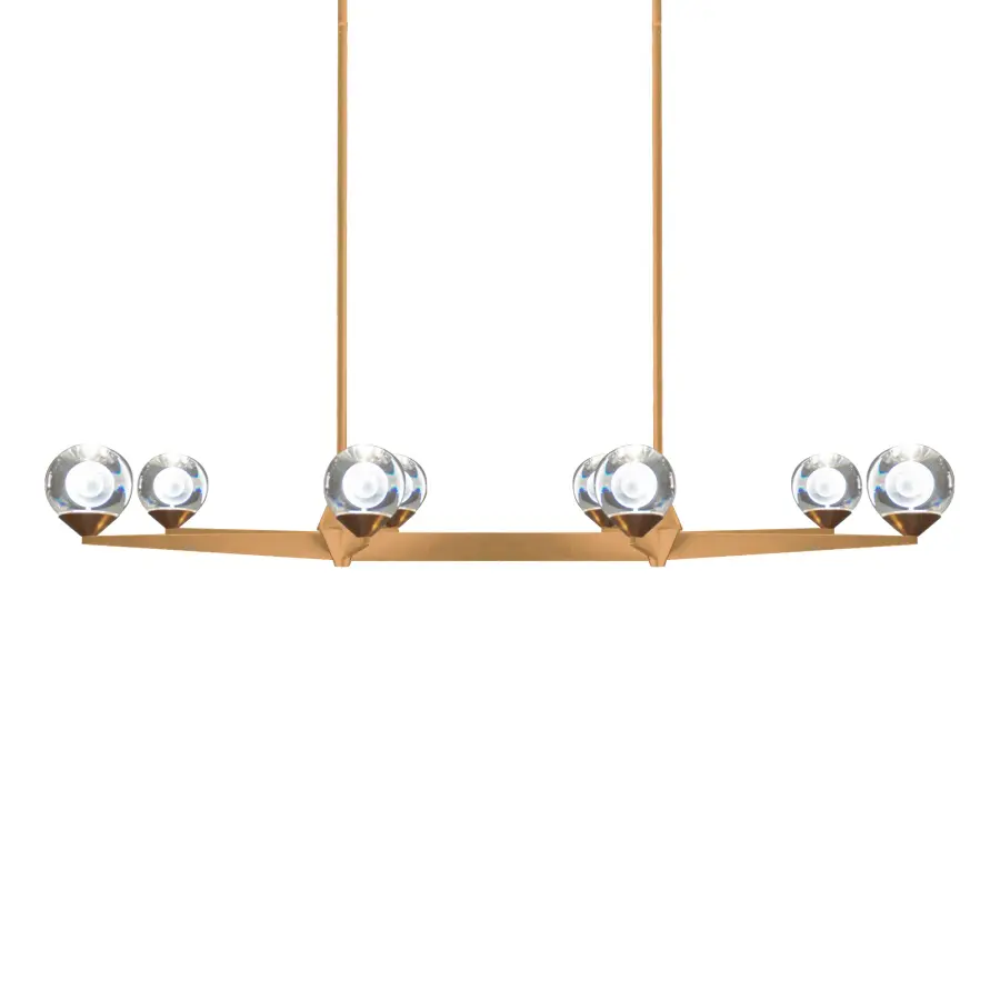 Double Bubble Linear Chandelier