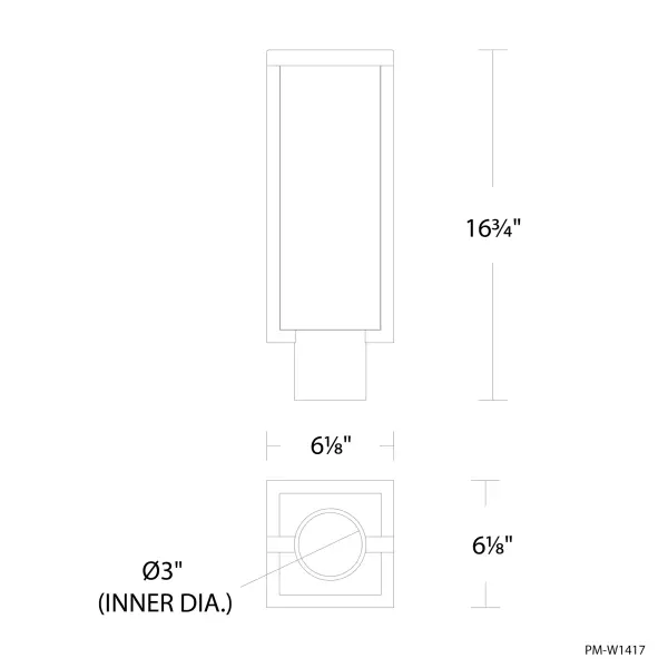 The Ledge outdoor post light combines crisp modern design with exceptional functionality. Its rectangular tempered glass shade and brushed aluminum finish create a sophisticated look, while integrated LEDs deliver 2904 lumens with 90 CRI for beautiful outdoor illumination.