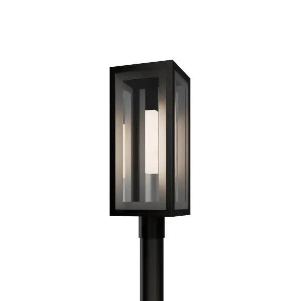 The Cambridge post light combines timeless design with energy-efficient LED technology. Its 21-inch height and warm 3000K illumination create an inviting entrance, while the dimmable LED module delivers 50,000 hours of maintenance-free operation.