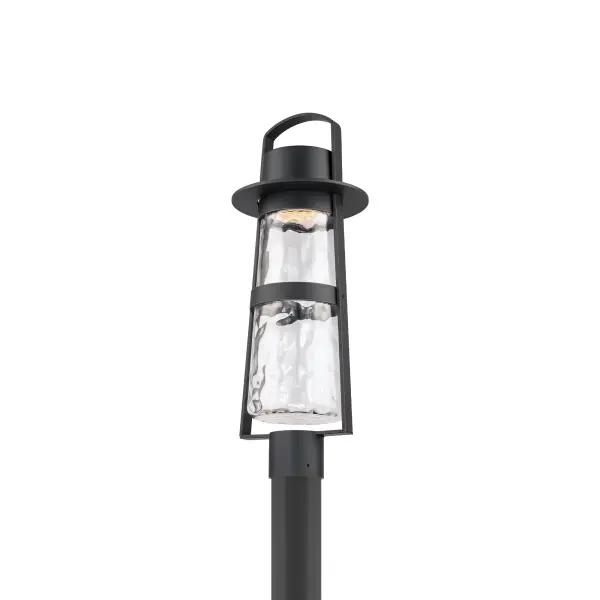 The Balthus combines old-world charm with modern LED efficiency. Its hammered glass creates a beautiful light diffusion effect while integrated LEDs deliver warm 3000K illumination with exceptional 90 CRI color rendering.