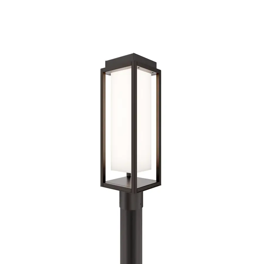 Framed 20" Outdoor Post Light - Image 1