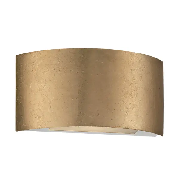 Vermeil LED Wall Sconce in Gold Leaf