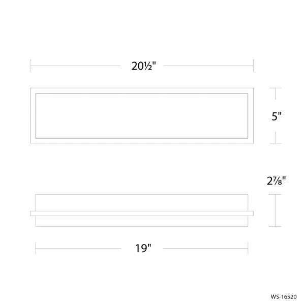 Sleek Modern Vanity Light with Adjustable Color Temperature