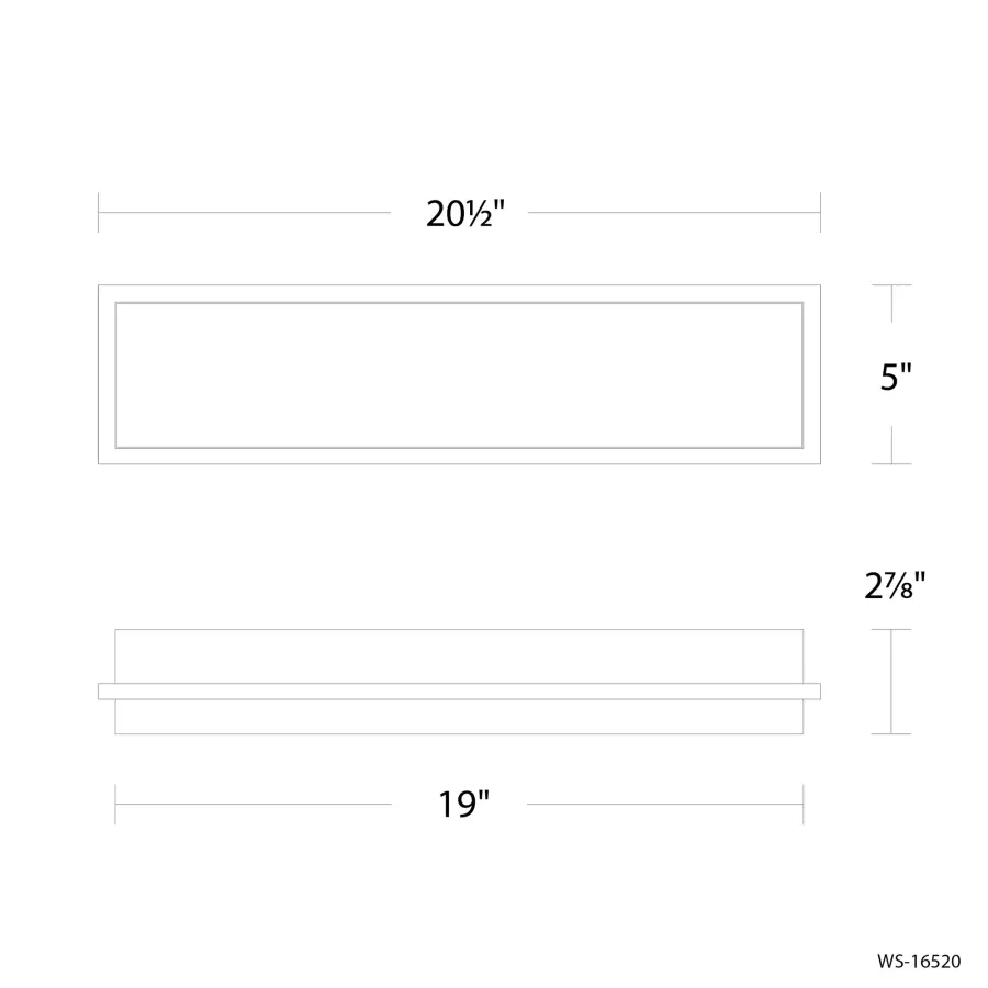 Sleek Modern Vanity Light with Adjustable Color Temperature