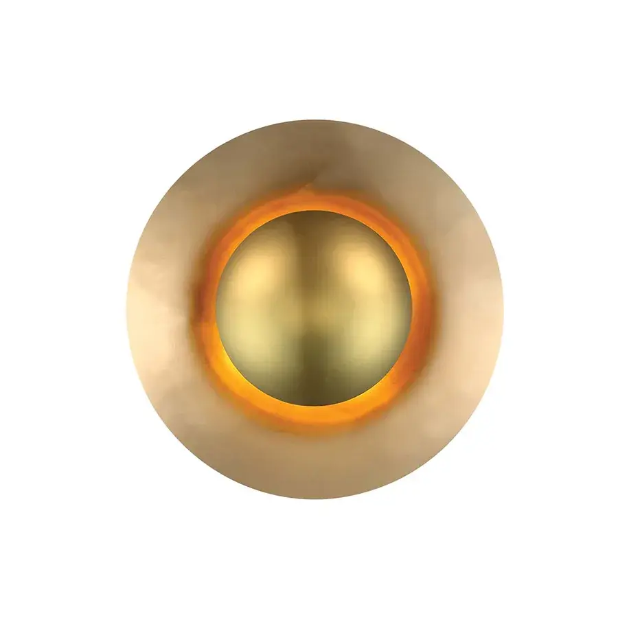 Blaze 12" LED Wall Sconce in Gold Leaf