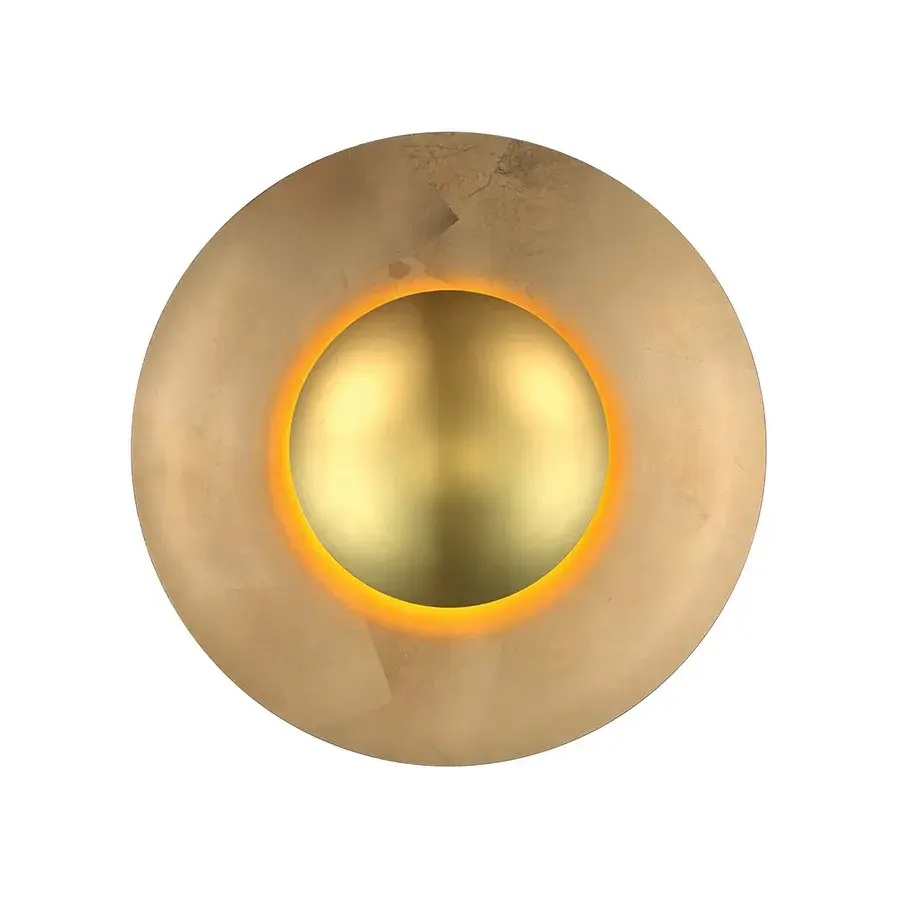 Blaze 18" LED Wall Sconce in Gold Leaf