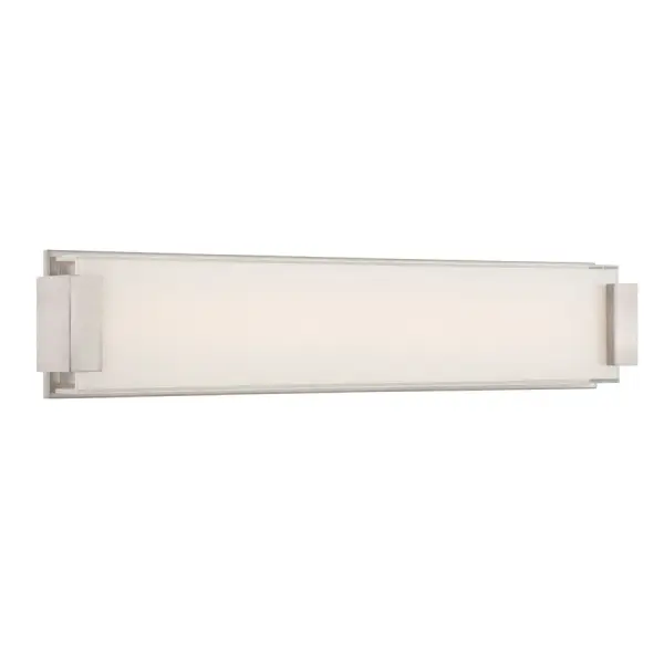 The Polar vanity light combines minimalist design with advanced LED technology, delivering 1451 lumens of high-CRI illumination. Its 26-inch width makes it ideal for double vanities, while the clean aluminum and glass construction suits modern bathrooms and commercial spaces alike.