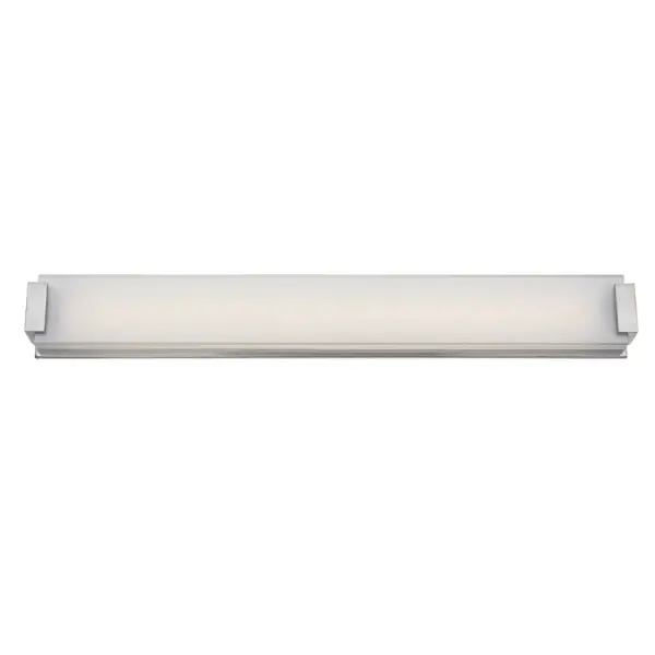 The Polar vanity light combines clean Scandinavian design with optically engineered LED technology for exceptional bathroom and corridor lighting. Its 40-inch span provides even, shadow-free illumination ideal for grooming tasks.