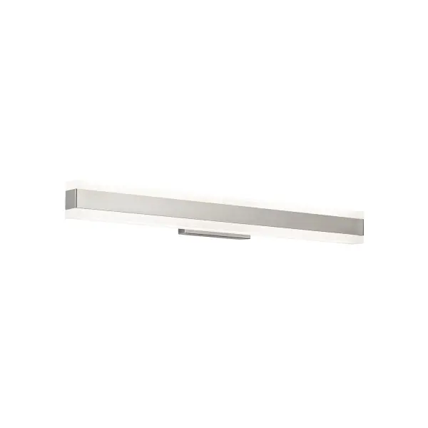 The Cinch vanity light delivers robust, energy-efficient illumination with 2755 lumens and a high 90 CRI for accurate color rendering. Its sleek linear design features frosted acrylic diffusers for even upward and downward light distribution.