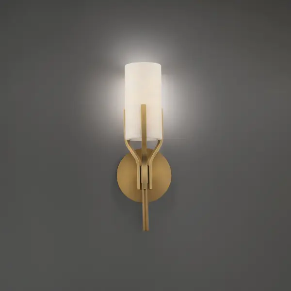 Firenze 21" LED Wall Sconce in Aged Brass