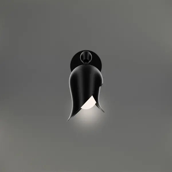 The Elixir wall sconce offers flexible mounting options with its round opal glass shade that can be oriented for uplight or downlight. At 13 inches, it provides warm 2700K illumination with excellent color rendering.