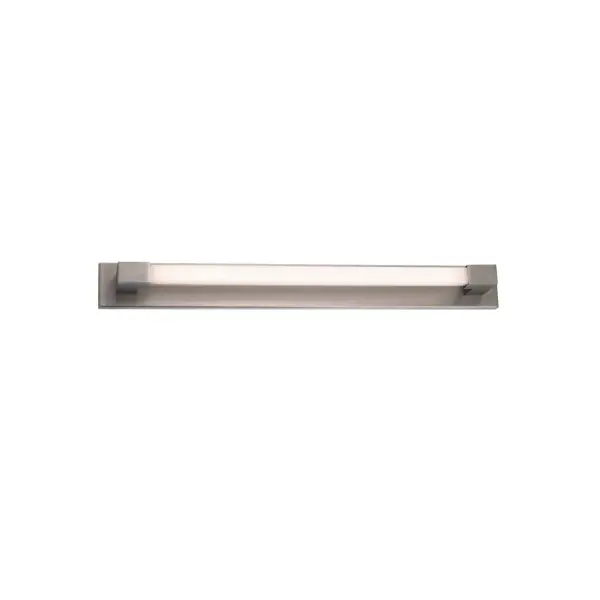The Barre delivers exceptional 90 CRI lighting in a minimalist 27-inch profile, perfect for modern bathrooms. Its extruded aluminum construction and energy-efficient LED technology provide flattering, shadow-free illumination.