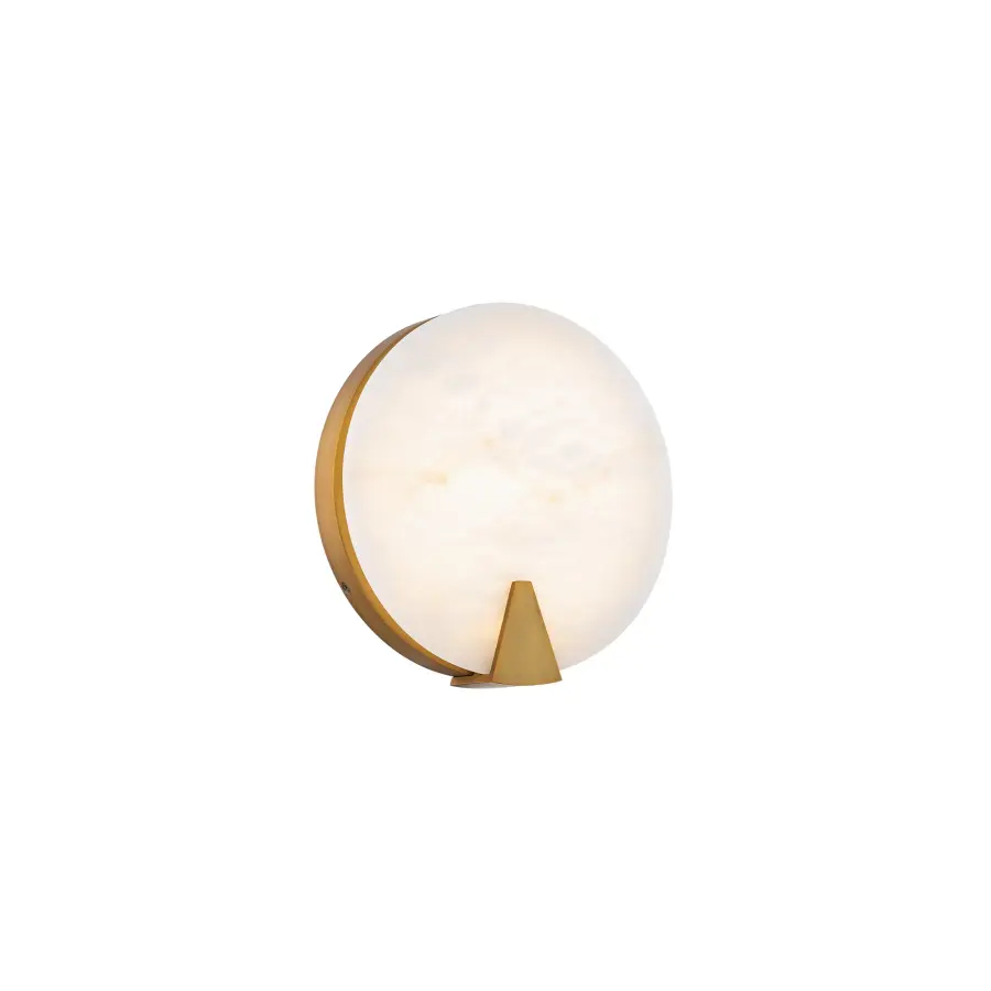 Ophelia 10" LED Wall Sconce in Aged Brass