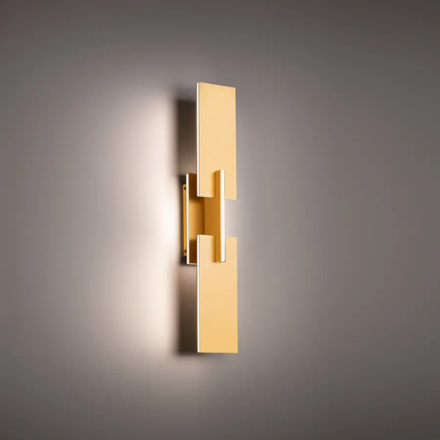 Amari 22" LED Wall Sconce in Aged Brass