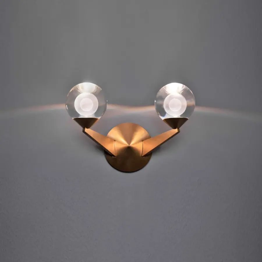 Double Bubble 15" LED Wall Sconce Light