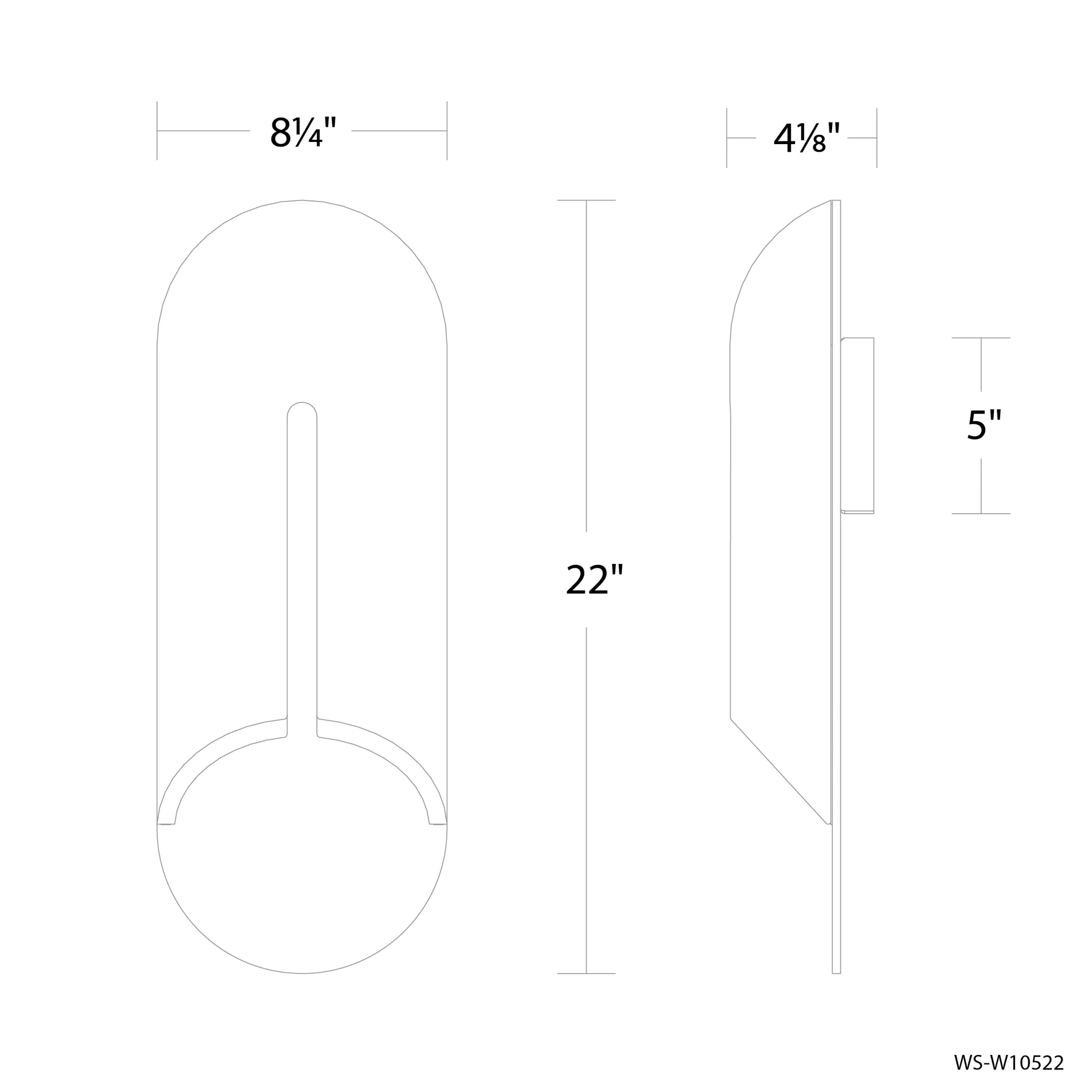 Clog 22" Outdoor Wall Sconce