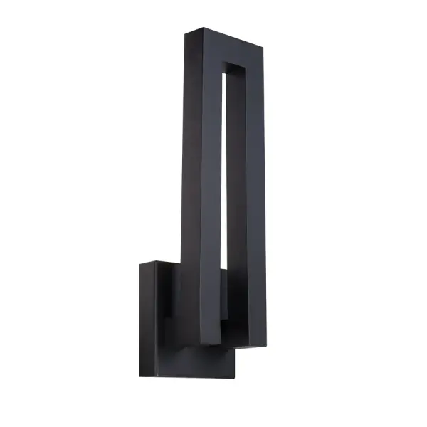 The Forq outdoor wall sconce delivers refined minimalist style with energy-efficient LED technology. Its clean lines and warm wall-wash effect create elegant contrast, perfect for modern exteriors seeking understated sophistication.
