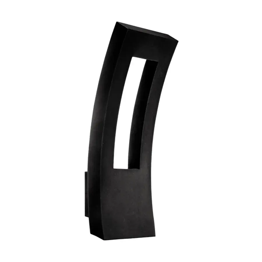 Sleek Modern Outdoor Sconce with Architectural Presence