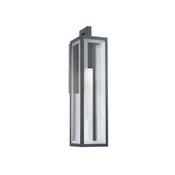 The Cambridge 25" outdoor wall sconce combines timeless lantern styling with modern LED efficiency. Its substantial size and warm 3000K light create an inviting entrance, while durable aluminum construction ensures years of reliable performance.