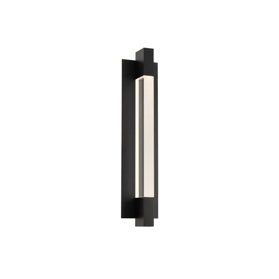 Striking Modern Outdoor Wall Sconce with Integrated LED Technology