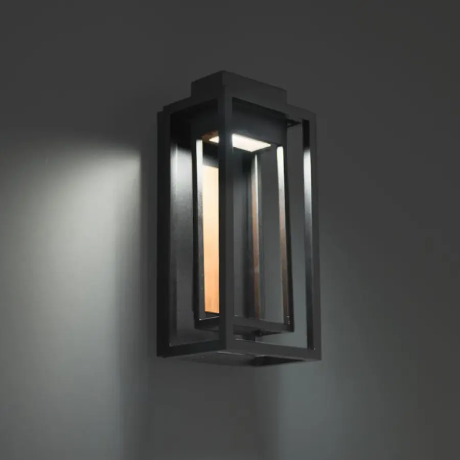 Sophisticated Indoor/Outdoor LED Sconce with Warm Ambient Glow