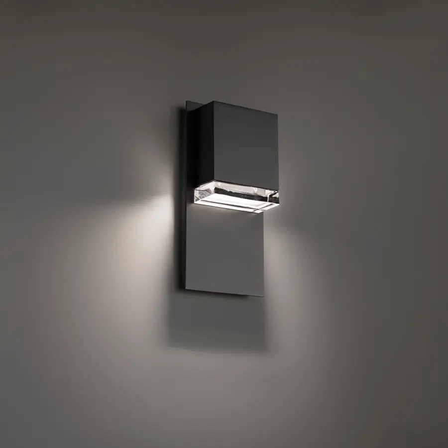 Draped 12" LED Outdoor Wall Sconce