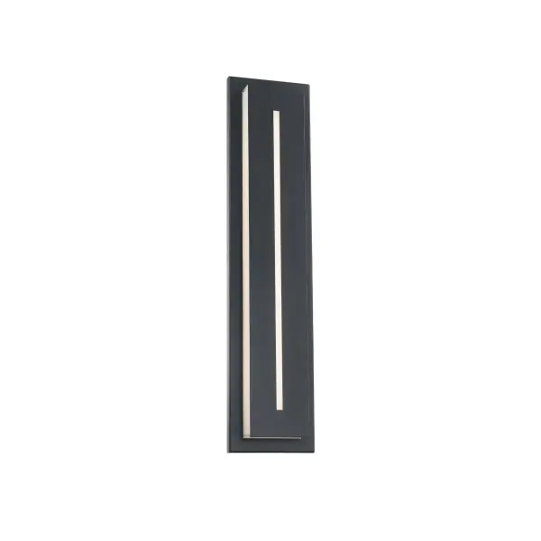 The Midnight wall sconce combines minimalist rectangular design with high-performance LED technology. Its mitered glass diffuser creates beautiful ambient illumination from multiple angles, while the durable aluminum construction ensures long-lasting outdoor reliability.