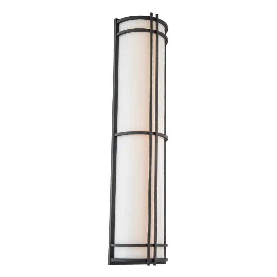Striking Art Deco-Inspired LED Wall Sconce for Modern Exteriors
