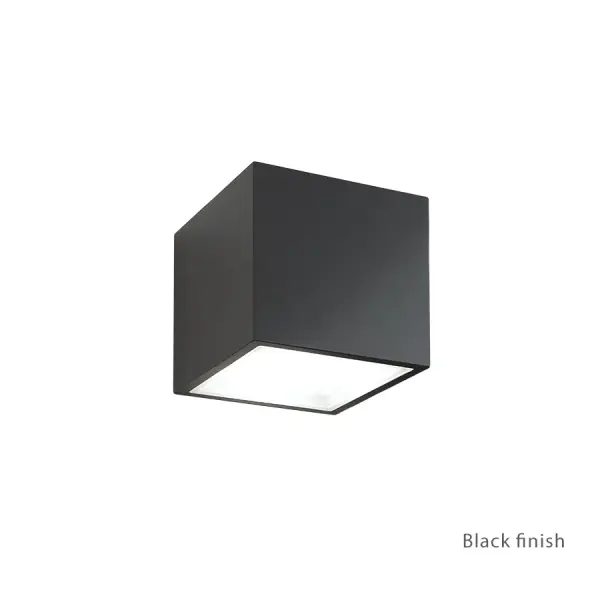 The Bloc outdoor wall sconce combines cubist-inspired minimalism with exceptional LED performance. Die-cast aluminum construction ensures durability, while the silk-screened glass lens delivers diffuse, even illumination perfect for modern exteriors.