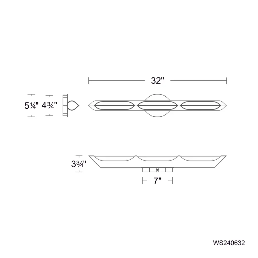 Hadleigh 32" LED Bath Vanity Light