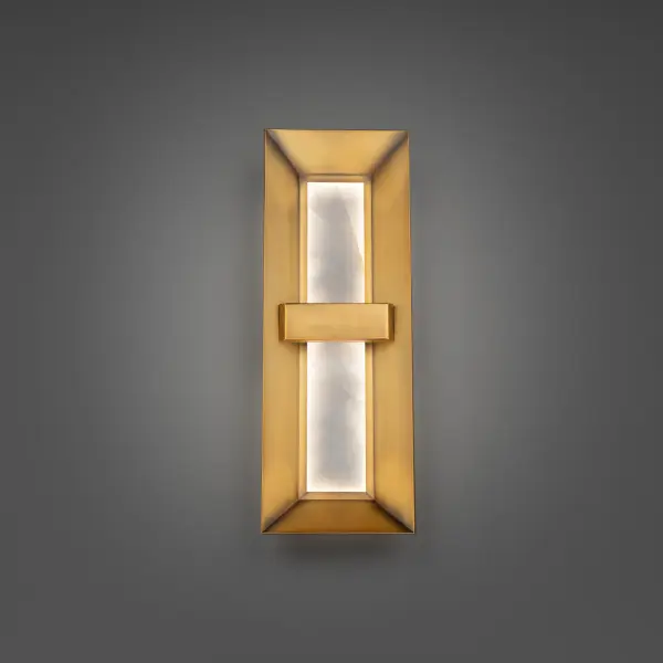 Austen 22" LED Wall Sconce in Aged Brass - Image 3