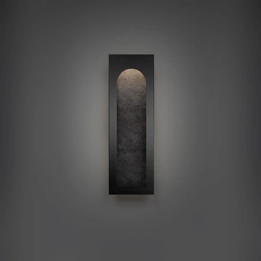 Cadey 19" LED Outdoor Wall Sconce Lantern Light - Image 2