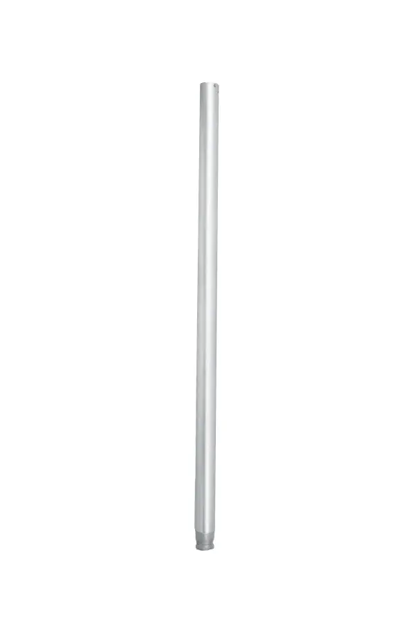 18" Ceiling Fan Extension Downrod in Automotive Silver