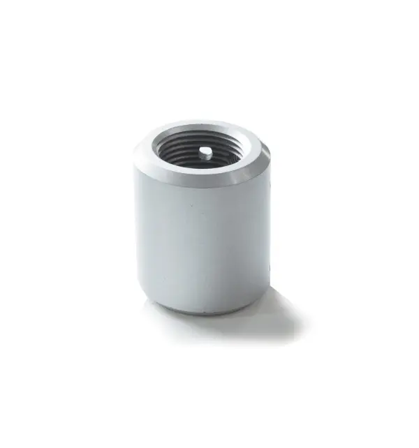 This steel downrod coupler enables custom ceiling fan drop lengths by joining two downrods together. Wet-rated for outdoor use and available in multiple finishes to match any fan installation.