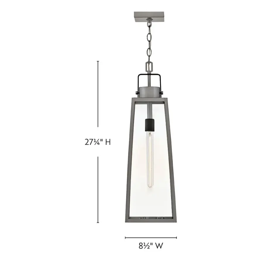 Hugh Large Outdoor Hanging Lantern - Image 2