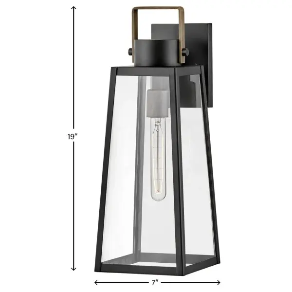 Hugh Medium Outdoor Wall Lantern - Image 4