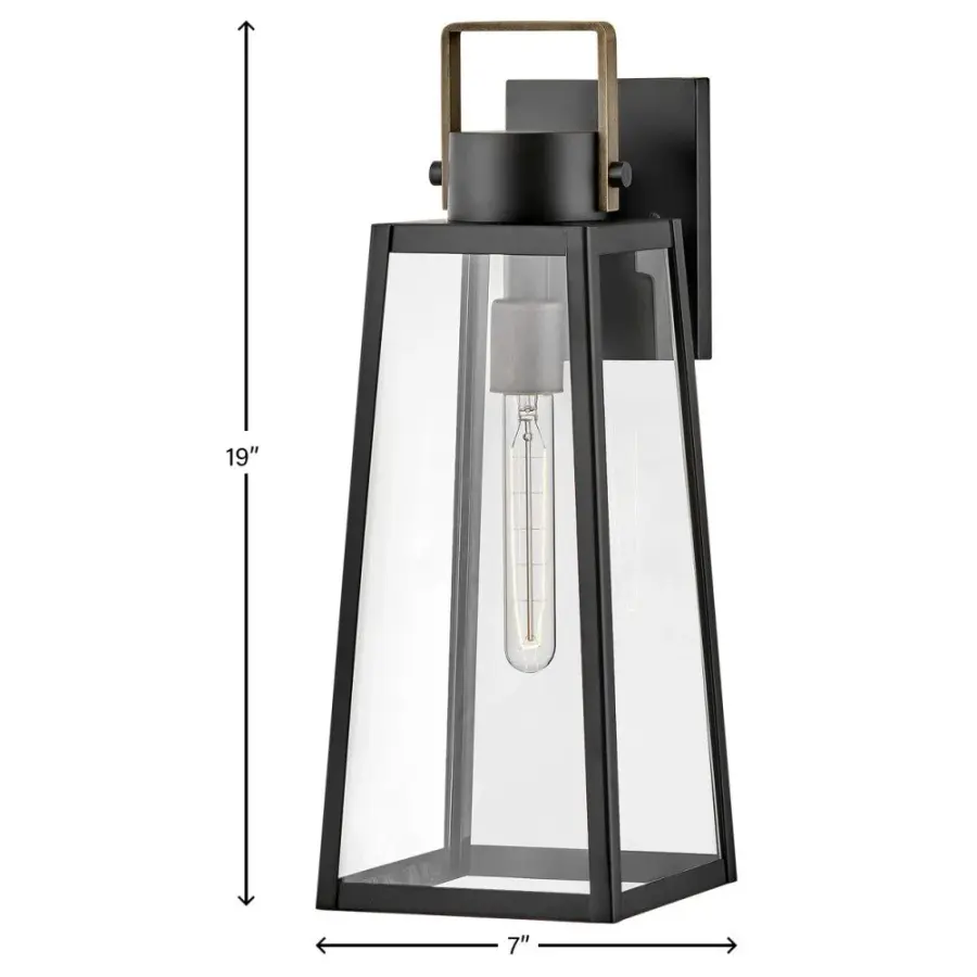 Hugh Medium Outdoor Wall Lantern - Image 4