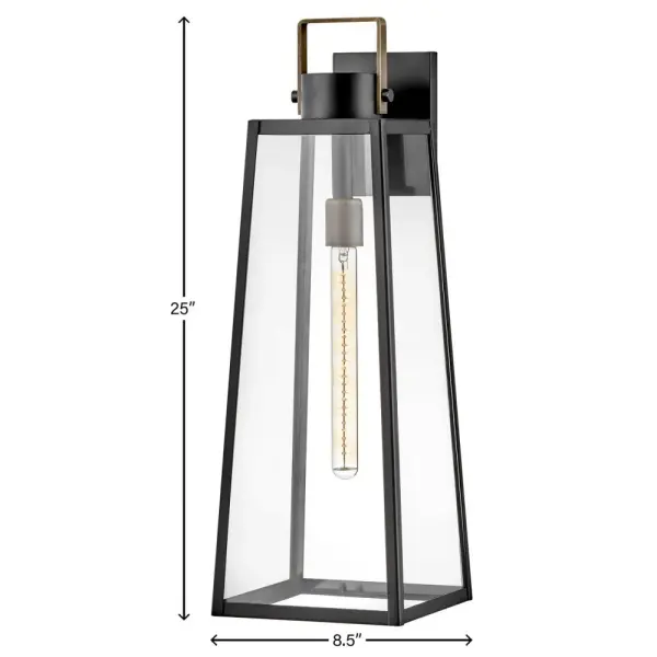 Hugh Large Outdoor Wall Mount Lantern - Image 4