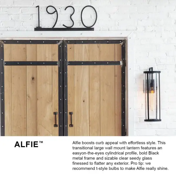 Elegant Cylindrical Lantern Elevates Outdoor Curb Appeal - Image 11