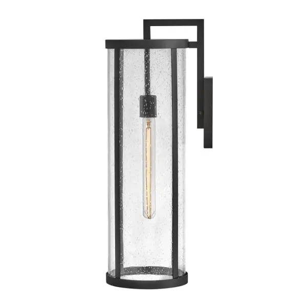 Elegant Cylindrical Lantern Elevates Outdoor Curb Appeal - Image 3