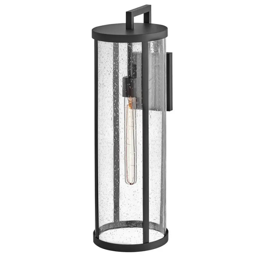 Elegant Cylindrical Lantern Elevates Outdoor Curb Appeal - Image 5