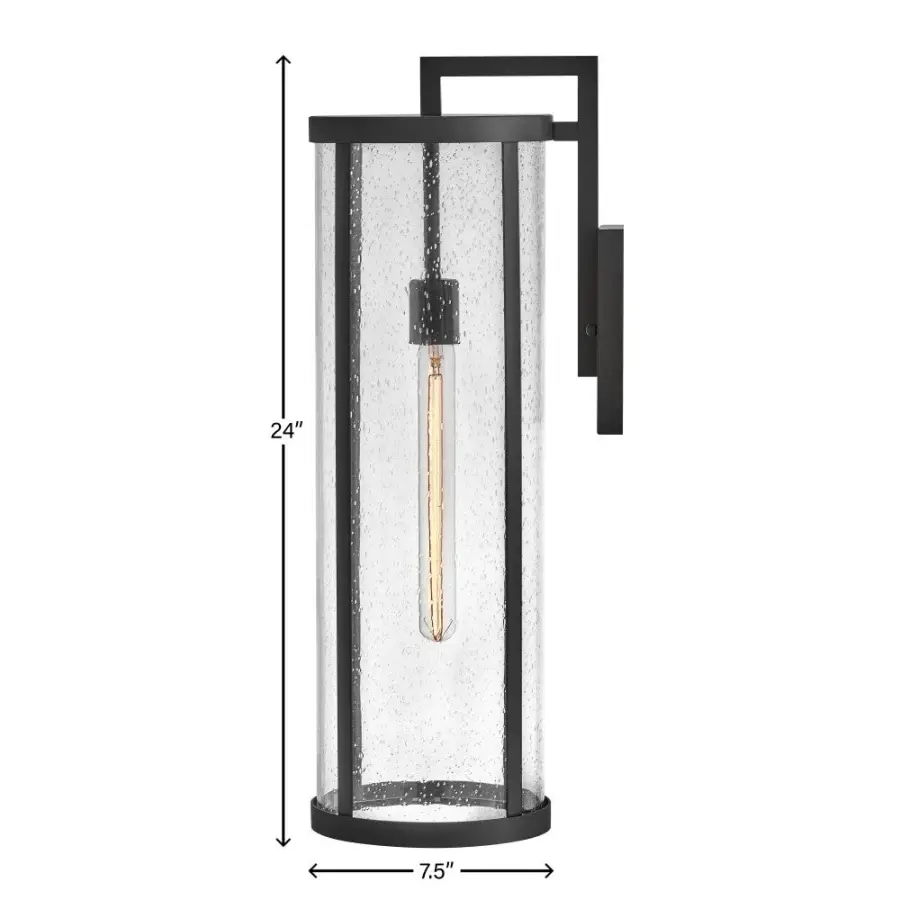 Elegant Cylindrical Lantern Elevates Outdoor Curb Appeal - Image 10