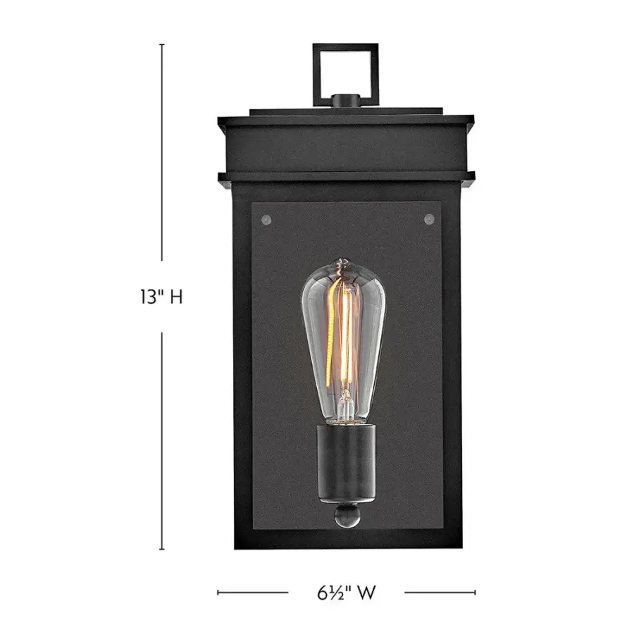Cole Small Outdoor Wall Mount Lantern - Image 2