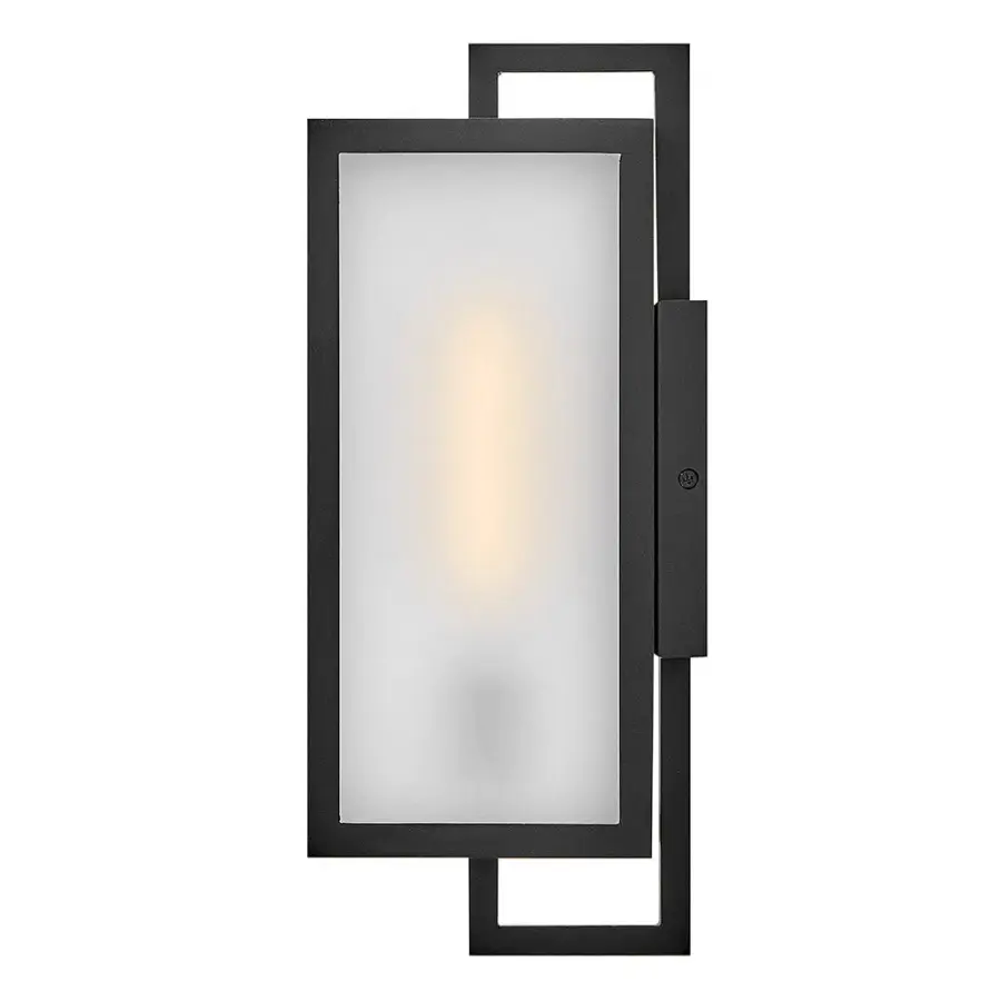 Sleek Transitional Lantern with Soft Frosted Glass Glow - Image 5