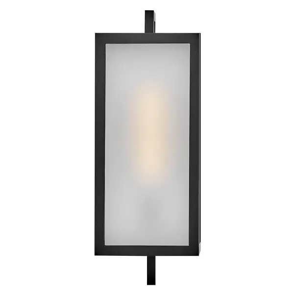 Sleek Transitional Lantern with Soft Frosted Glass Glow - Image 6
