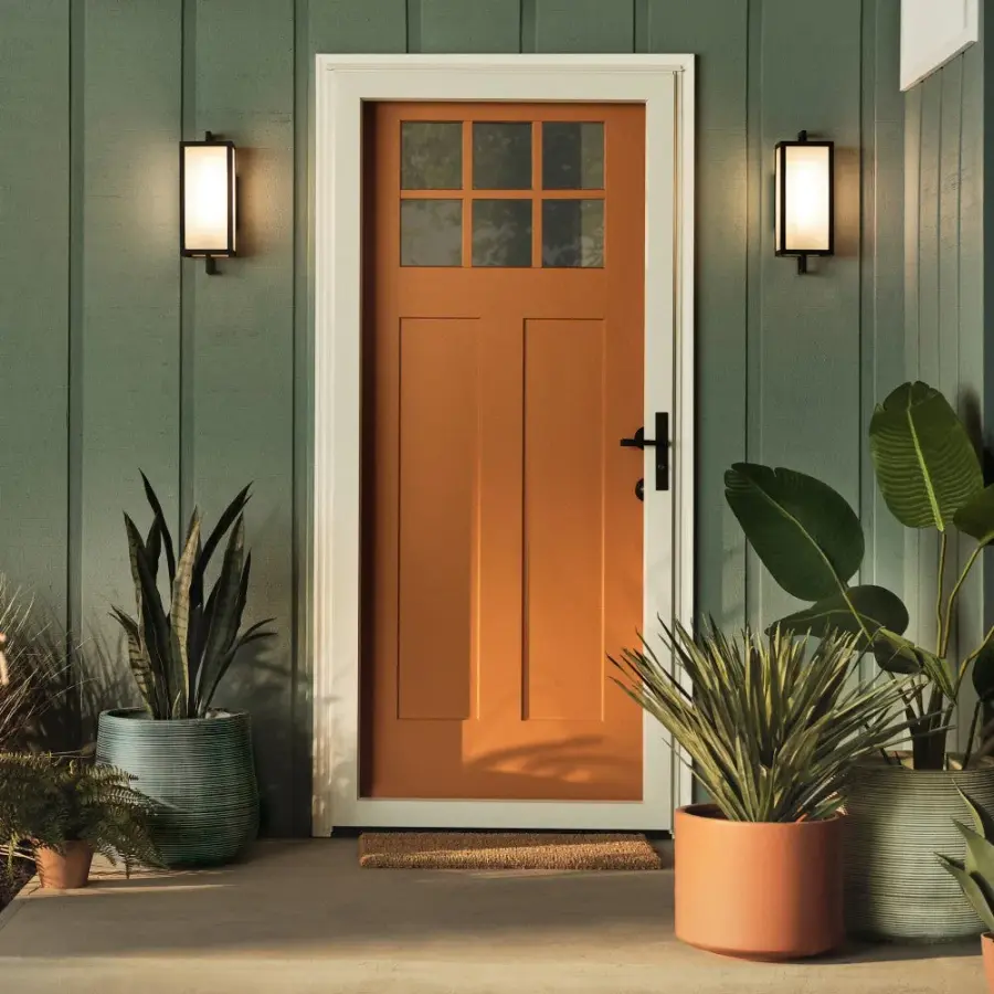 Sleek Transitional Lantern with Soft Frosted Glass Glow - Image 7