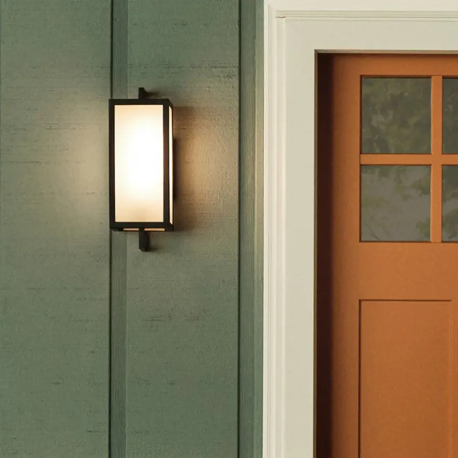 Sleek Transitional Lantern with Soft Frosted Glass Glow - Image 8