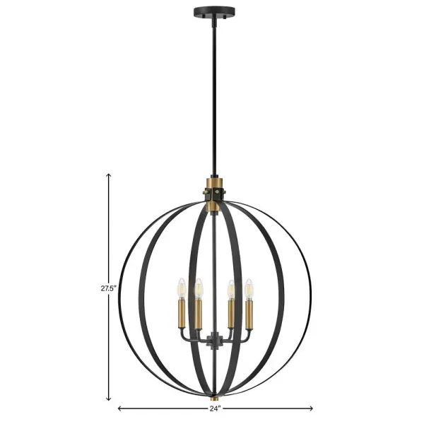 Cirque Medium Orb Chandelier - Image 2