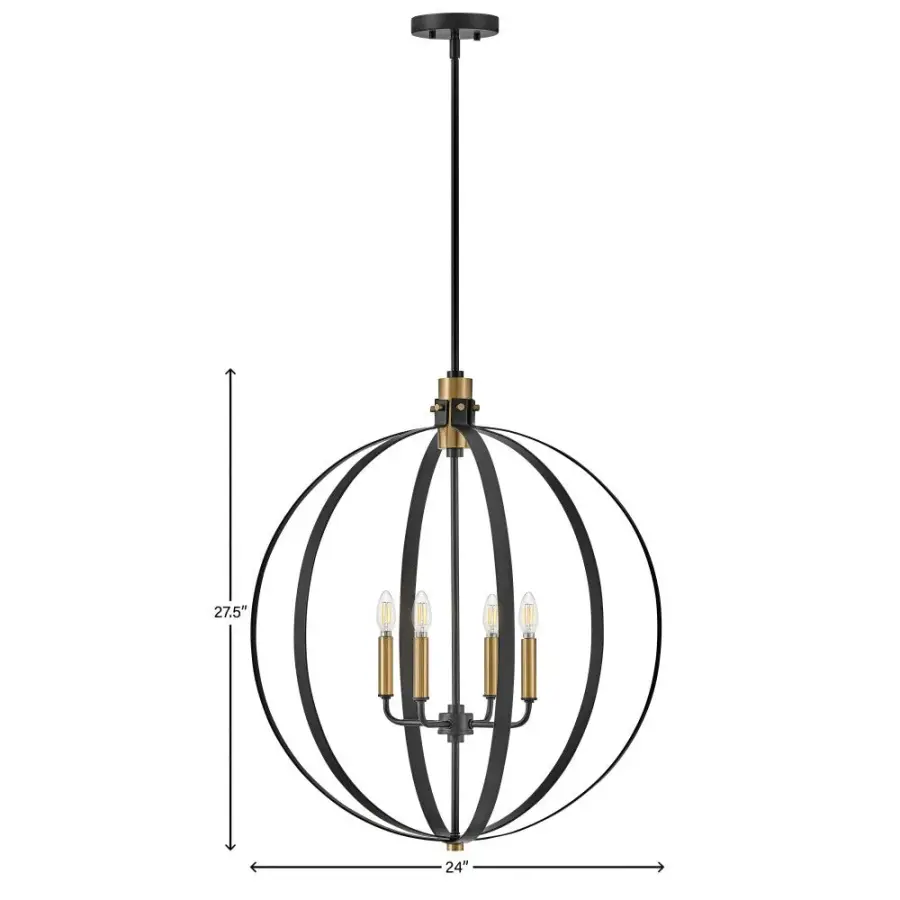 Cirque Medium Orb Chandelier - Image 2